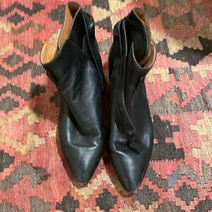 & other stories black leather booties